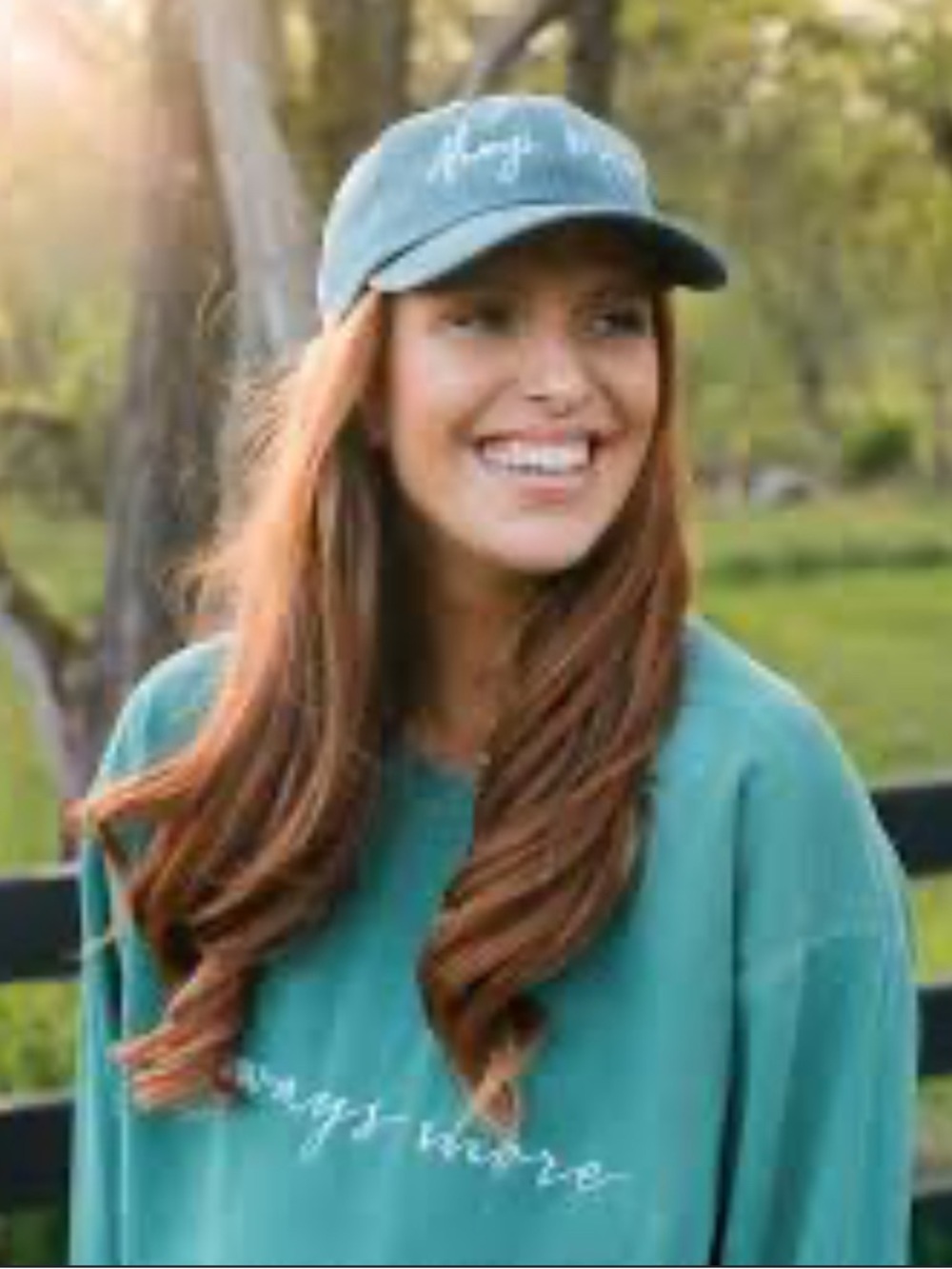 Always More Sweatshirt Audrey Roloff Green Size Medium NWT